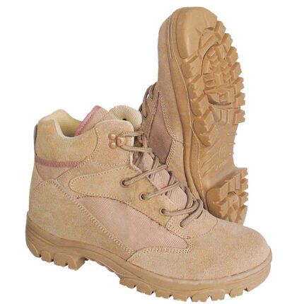 Semi Cut Outdoor Boots beige