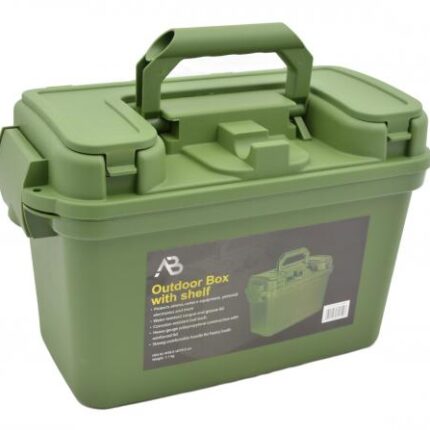 Outdoor-Box-mit-Klapplade-und-Innenfach-oliv