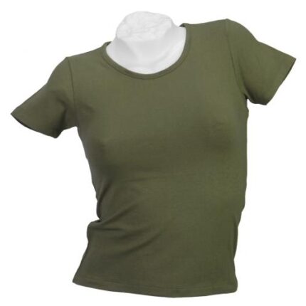 T-Shirt, Damen, Stretch, oliv