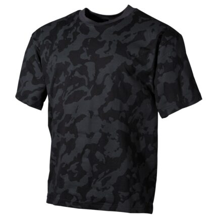 US-T-Shirt halbarm night-camo