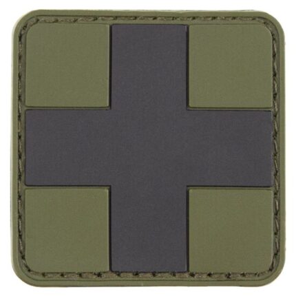 Klettabzeichen "FIRST AID" oliv-schwarz
