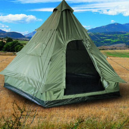 Pyramidenzelt - Tipi oliv