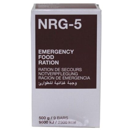 Notverpflegung NRG-5 - 500 g(9-Riegel)